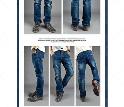 经典焕新，型格随行——打造高转化牛仔裤详情页设计模板